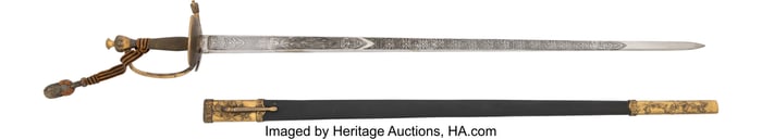 40030: Russian Model 1798 Infantry Officer's Award Swor