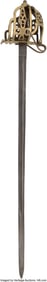 40032: Scottish Basket Hilt Broadsword. Sword measuri