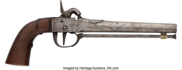 40050: Decorated 19th Century Japanese Boxlock Percussi