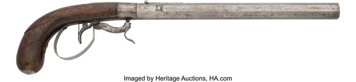 40052: James J. Buswell Underhammer Percussion Boot Pis