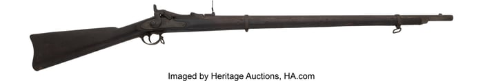 40059: U.S. Amoskeag Mfg. Co. 1864 Trapdoor Rifle. Un