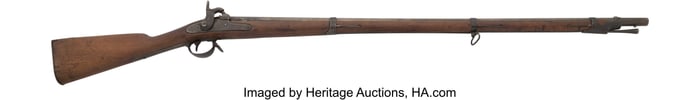 40066: U.S. Harpers Ferry Model 1842 Percussion Musket.