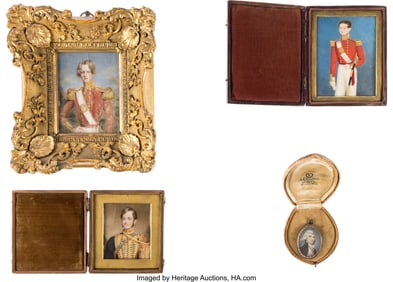 40073: Collection of Early Military and Civilian Painte