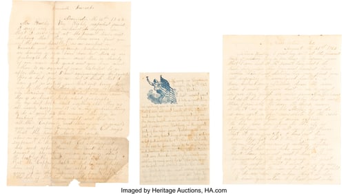 40089: Civil War Soldier's Letters (3) by John W. Reed