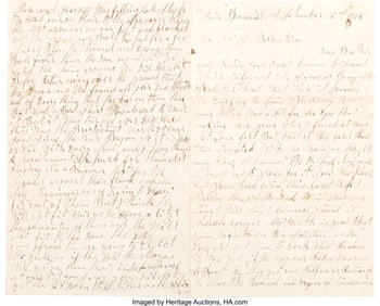 40107: Civil War Soldier's Letter by Hamilton Ballentin