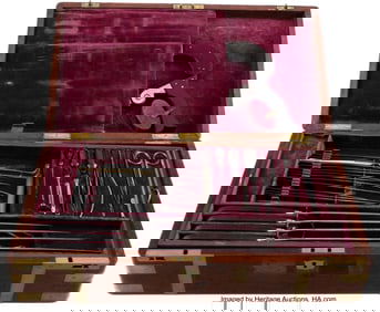 40123: Cased Post Civil War Surgical Amputation Kit by