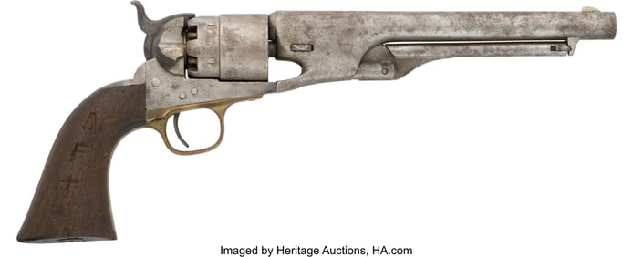 40146: U.S. Martially Marked Colt 1860 Army Model Percu