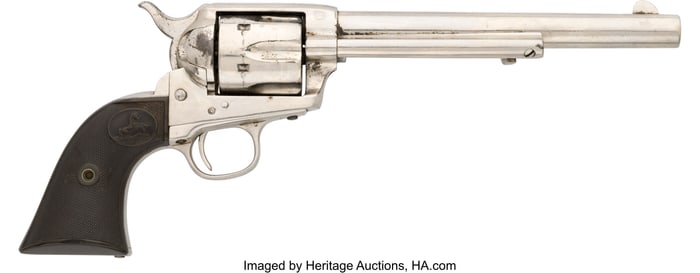 40155: Colt Single Action Army Revolver. Serial no. 1