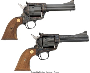 40170: Lot of Two Colt New Frontier Single Action Revol