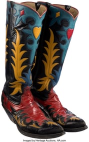 40175: Joe Bowman Personally Worn / Handmade Hearts and