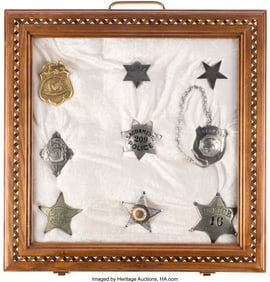 40193: Group of Nine Twentieth Century Law Enforcement