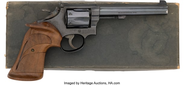 40200: Boxed Smith & Wesson K-38 Heavy Masterpiece Doub