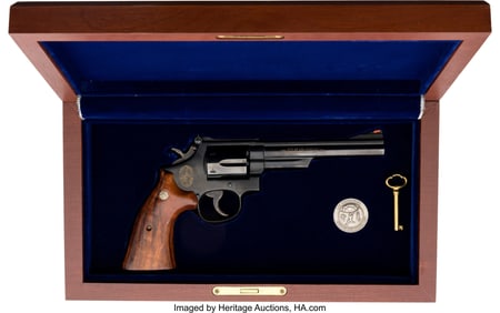 40204: Cased Smith & Wesson Model 19-4 City of Los Ange