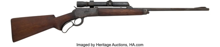 40210: Winchester Model 65 Lever Action Rifle with Tele