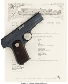 40231: OSS Issued U.S. Colt Model 1903 Hammerless Pisto