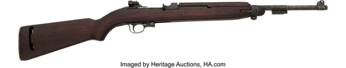 40252: U.S. Underwood M1 Semi-Automatic Carbine. Seri