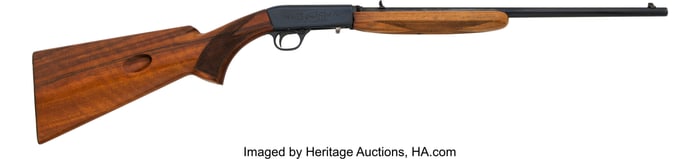 40271: Engraved Belgian Browning Semi-Automatic Rifle.