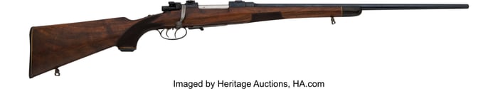 40283: Engraved Josef Fanzoi Bolt Action Sporting Rifle
