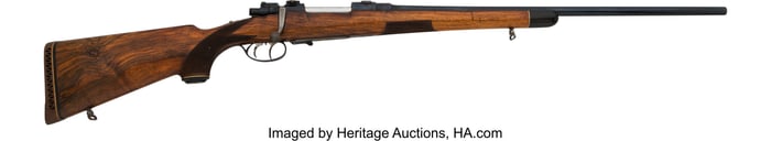 40284: Engraved Josef Fanzoi Bolt Action Sporting Rifle