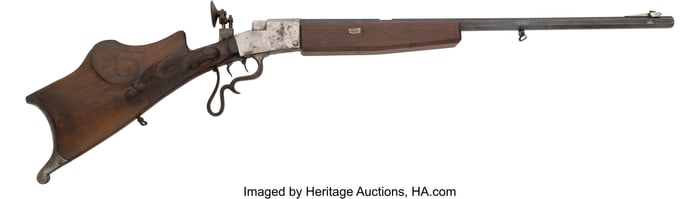 40289: Custom German Schutzen Sporting Target Rifle.