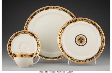 63001&colon; An Eighty-Piece Cartier Maison De L'Art Deco Pat