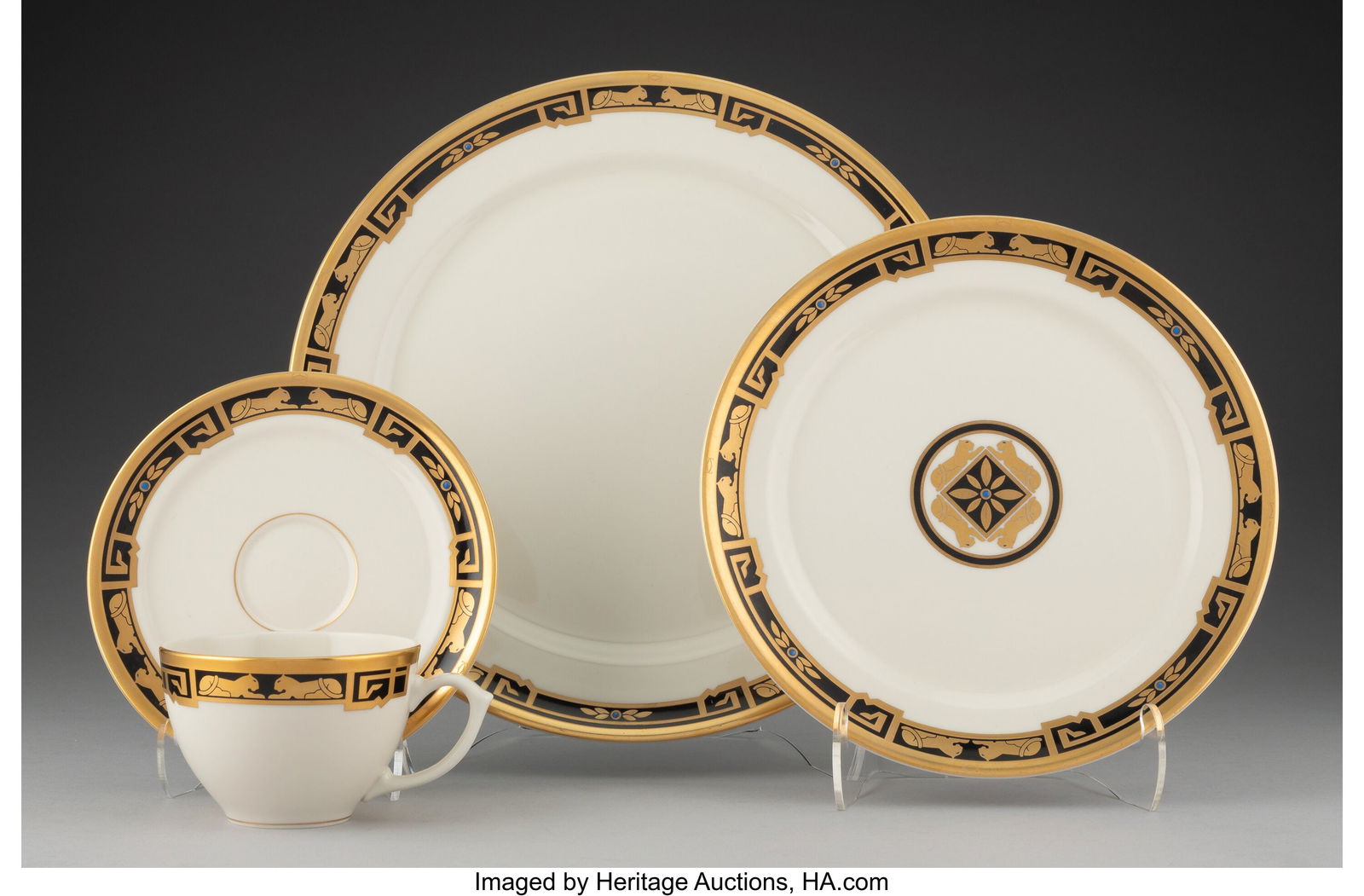 63001: An Eighty-Piece Cartier Maison De L'Art Deco Pat