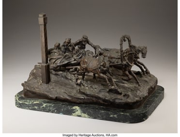 63024&colon; Vasily Grachev The Tsarskoe Mile Post&comma; circa 187