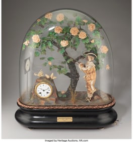 63030&colon; A Jean Marie Phalibois Clock Automaton&colon; Monkey S