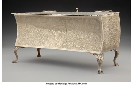 63034&colon; A Zimbalist Cast Metal Book-Form Footed Music Bo