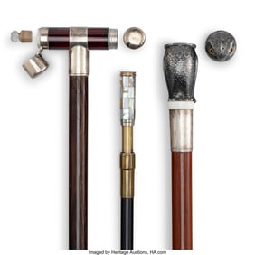 63080&colon; A Collection of Three Silver&comma; and Silver-Plated&comma;