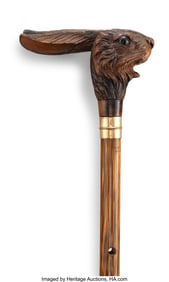 63094&colon; A Frizon Avenue De L'Opéra Carved Wood and Bamb