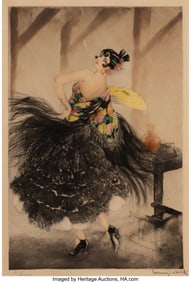 28009: Louis Icart (French, 1888-1950) Carmen, 1927 Etc