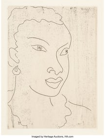 28023: Henri Matisse (French, 1869-1954) One Work, from