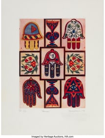 28035: Eugenia Marcos (Mexican, b. 1953) Hamsas, 2014 E