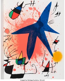 28037: Joan Miró (Spanish, 1893-1983) Joan Miró Litho