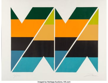 28039: Larry Zox (1936-2006) Scissors Jack II, 1978 Scr