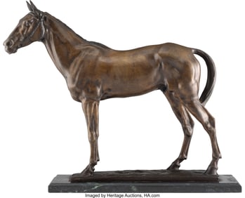 28053: After Christophe Fratin Untitled (Horse) Patinat