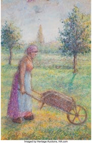 28059: Hughes Claude Pissarro (French, b. 1935) Maurice