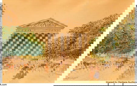 28061: Francis Garat (French, 1870-1925) A bustling Par