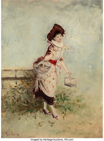 28068: French School (Late 19th/Early 20th Century) Jeu