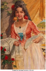 28069: Karl Witholm (Austrian, 19th/20th Century) Woman