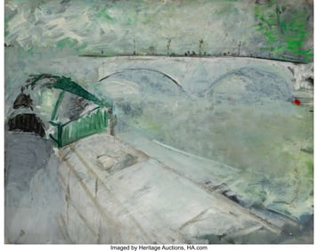 28073: Marcel Vertes (Hungarian, 1895-1961) Pont de l'A