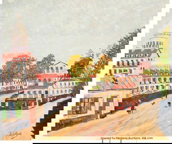 28079: Andre Fontenay (French, 1913-1983) Paris a Montm