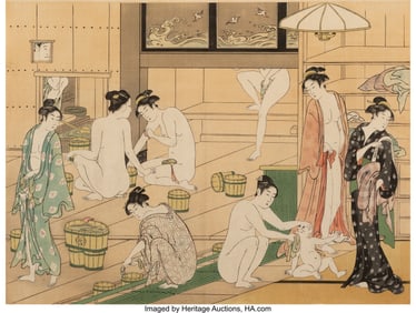 28166: After Torii Kiyonaga (Japanese, 1752-1815) Repro