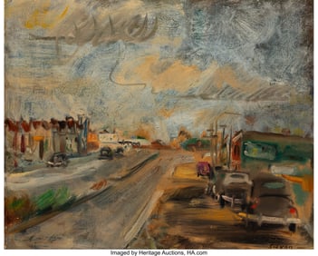 28197: Maurice Sievan (American, 1898-1981) The High Ro