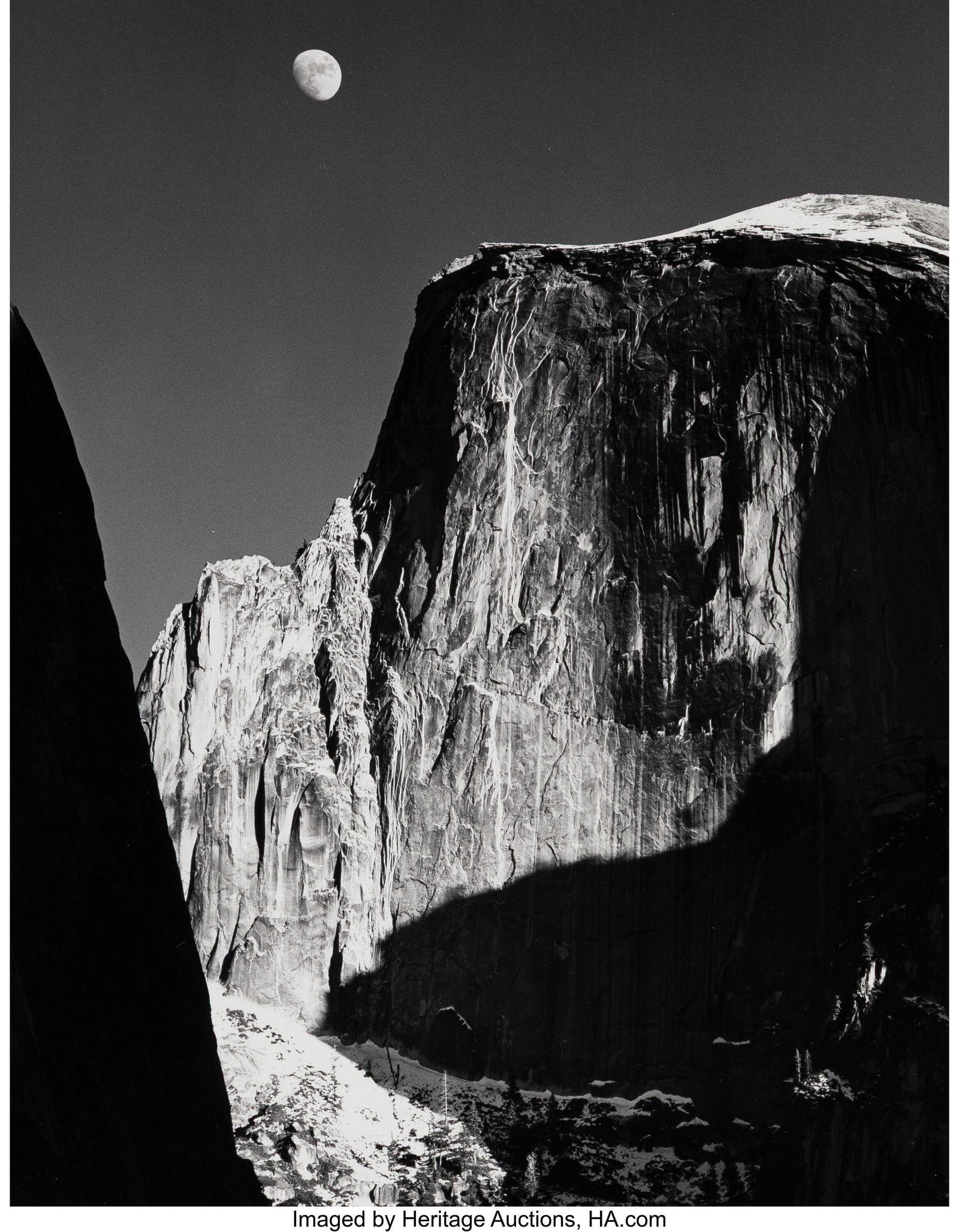 Ansel Adams (American, 1902-1984) Moon and Half (1 of 3)