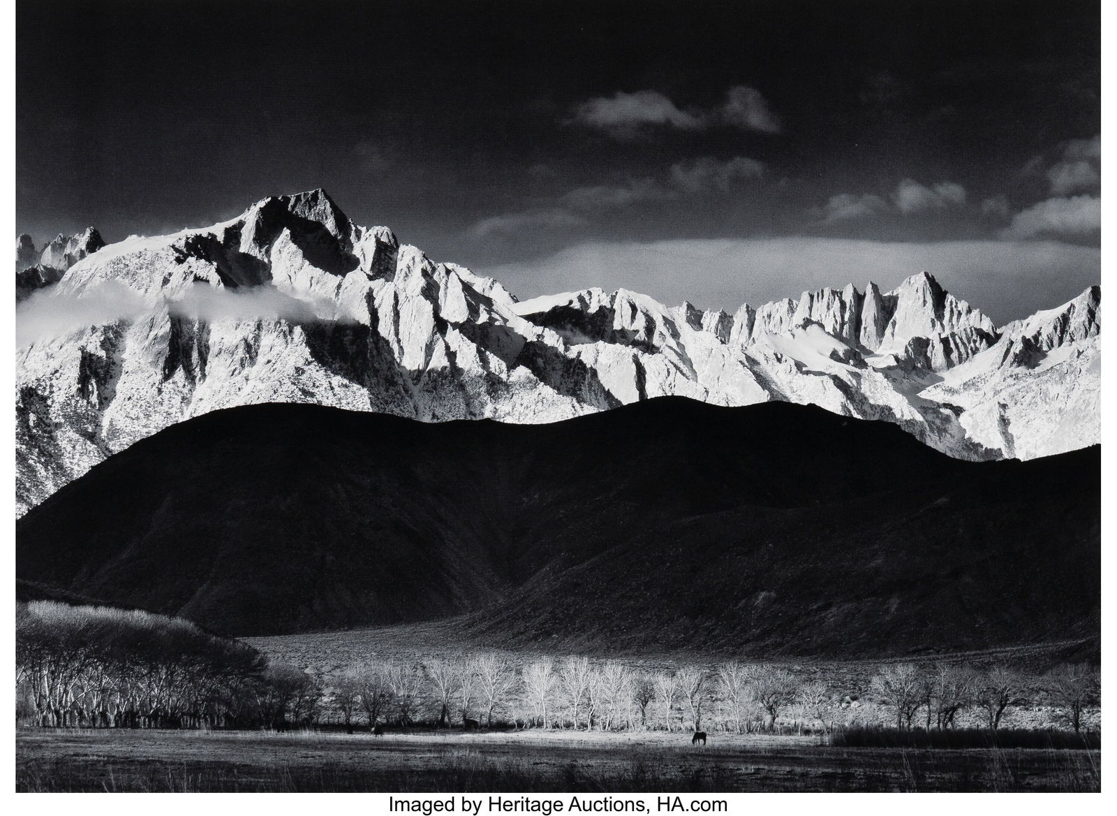 Ansel Adams (American, 1902-1984) Winter Sunrise (1 of 2)