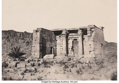 39026&colon; Maxime Du Camp &lpar;French&comma; 1822-1894&rpar; Temple de Taf