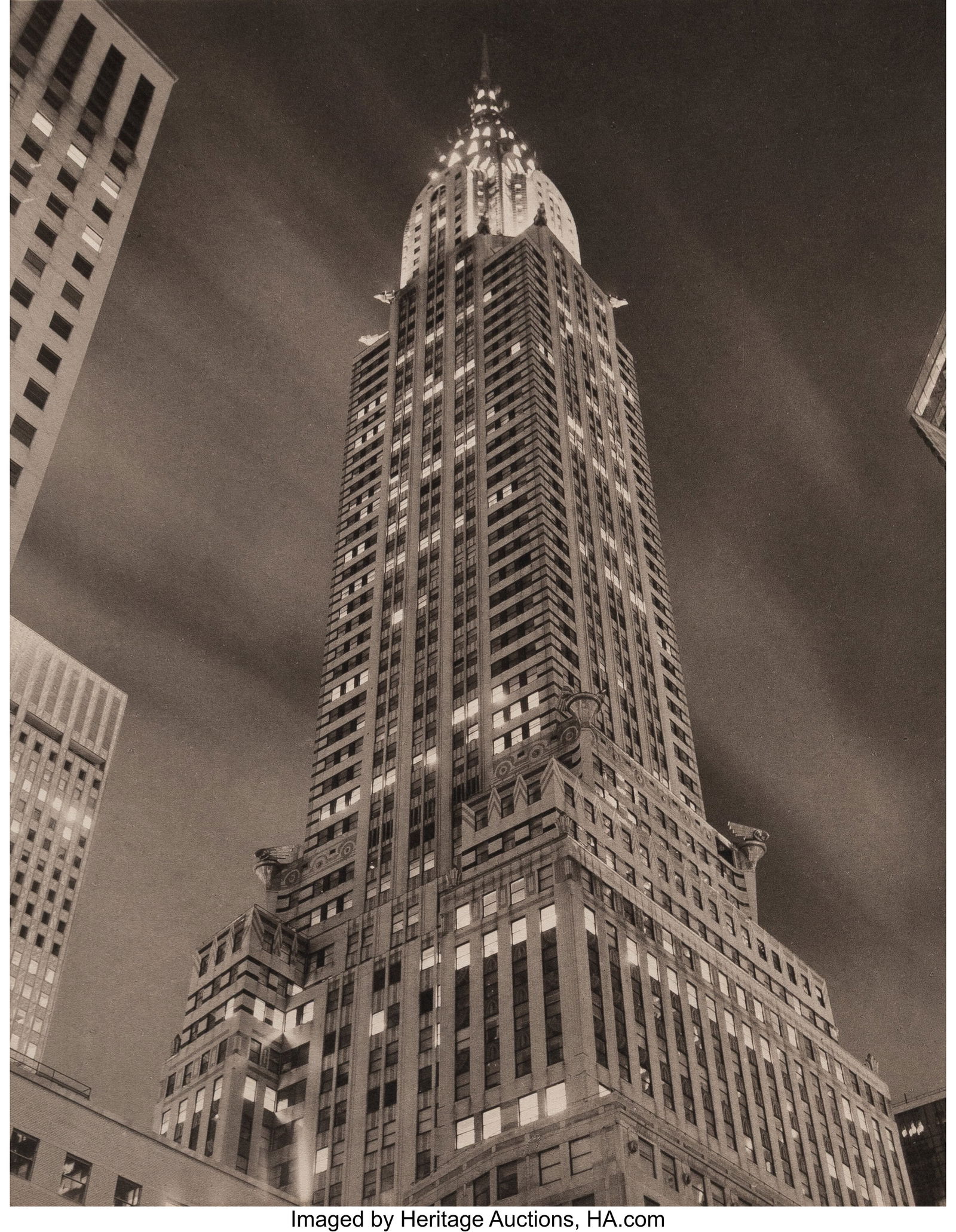 Tom Baril (American, b. 1952) Moonlight Syncopat: Tom Baril (American, b. 1952) Moonlight Syncopations, Chrysler Building, 1997 Platinum print 12 x 9-3/8 inches (30.5 x 23.8 cm) (ima