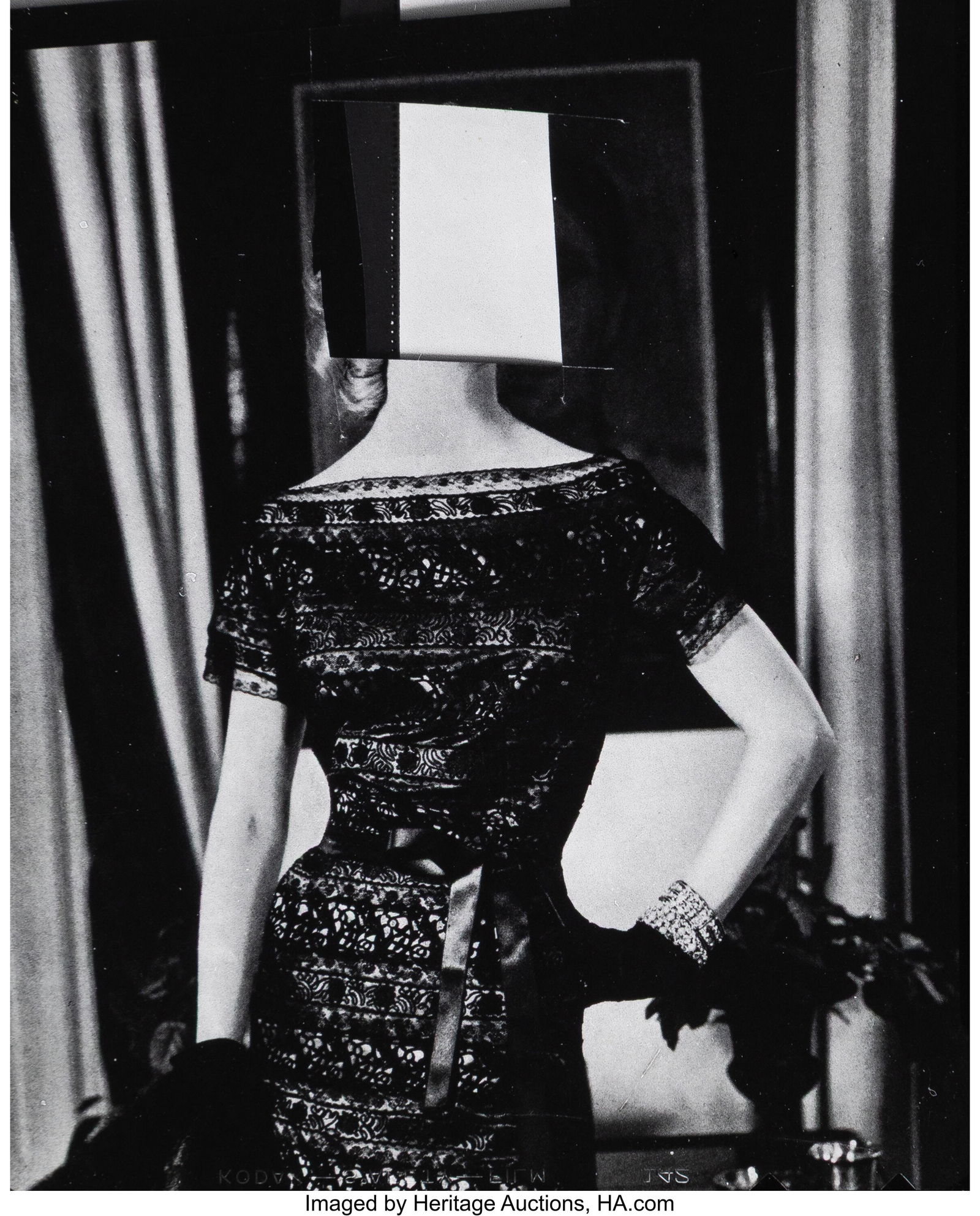 Harry Callahan (American, 1912-1999) Cutout (Fac: Harry Callahan (American, 1912-1999) Cutout (Face), circa 1956 Gelatin silver print 5 x 4 inches (12.7 x 10.2 cm) (image/sheet) Si